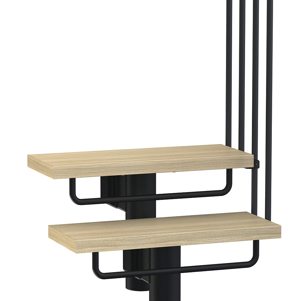 Fontanot trappa Spin R Barnsäkerhetspinnar 242-327 cm, Svart, 65 cm