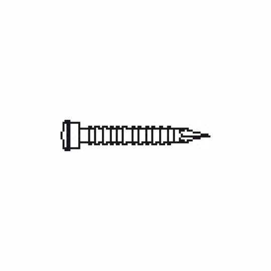 BLECKSPIK MED BRICKA 2,5X30MM SVART
