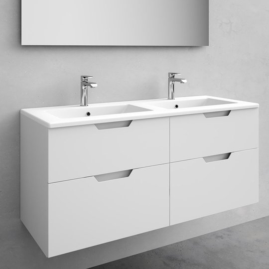 Kommod med tvättställ Noro Studio Vit 1200 mm