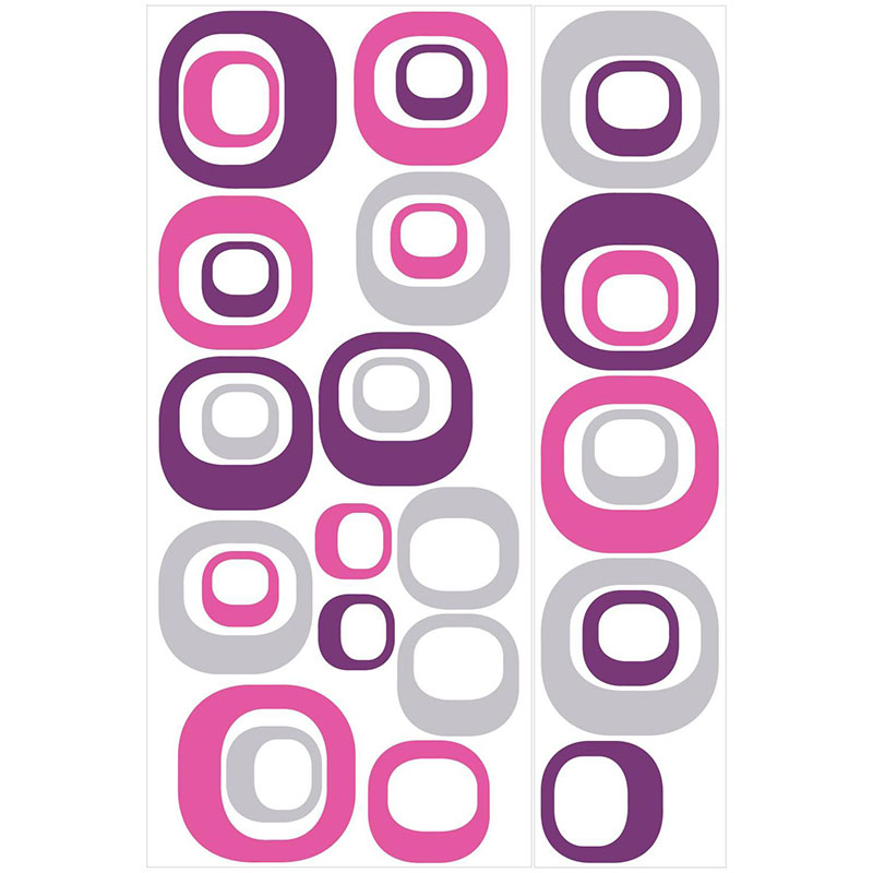 Väggdekor Modern Ovals RoomMates