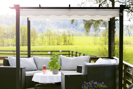 Aluminium Jabo Pergola 3x3 M Järngrå