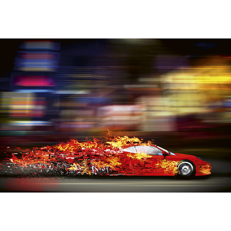 Tapet Speeding Car Dimex