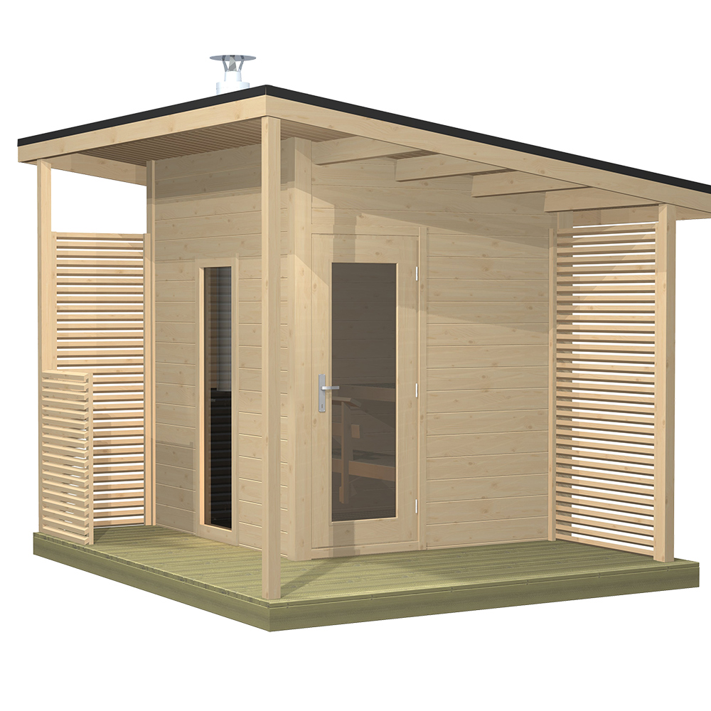 Bastustuga utomhus Harvia Solide Compact - Bastu
