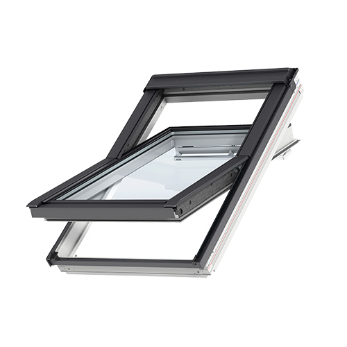 Pivåhängt Velux takfönster 8 x 10, Vit, Solo 7