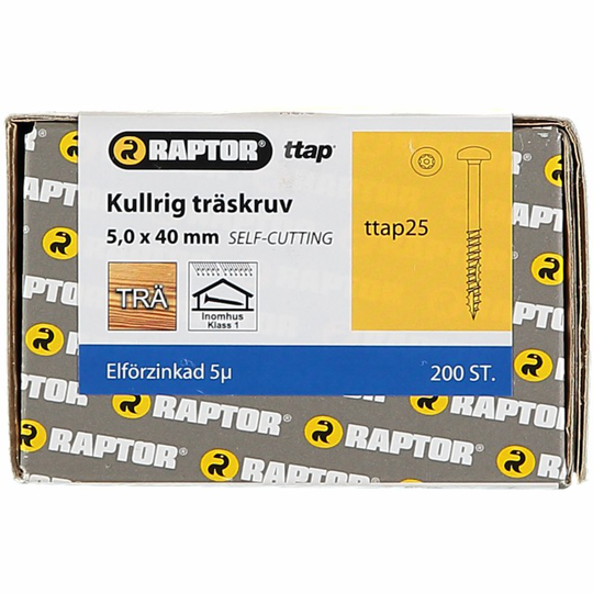 TRÄSKRUV 5,0X40 KH FZB | Beijerbygg Byggmaterial