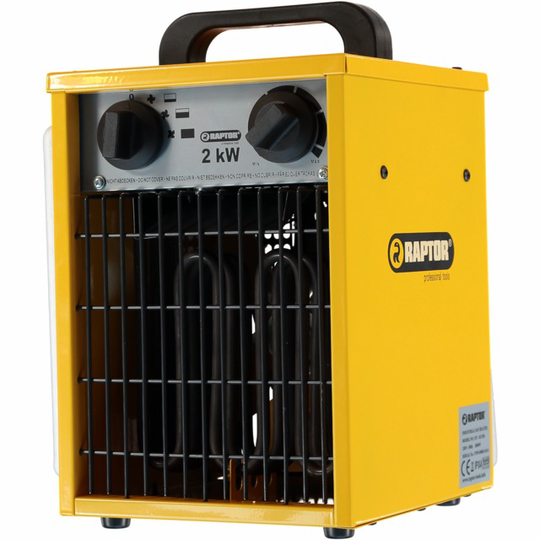 VÄRMEFLÄKT 2KW RAPTOR | Beijerbygg Byggmaterial