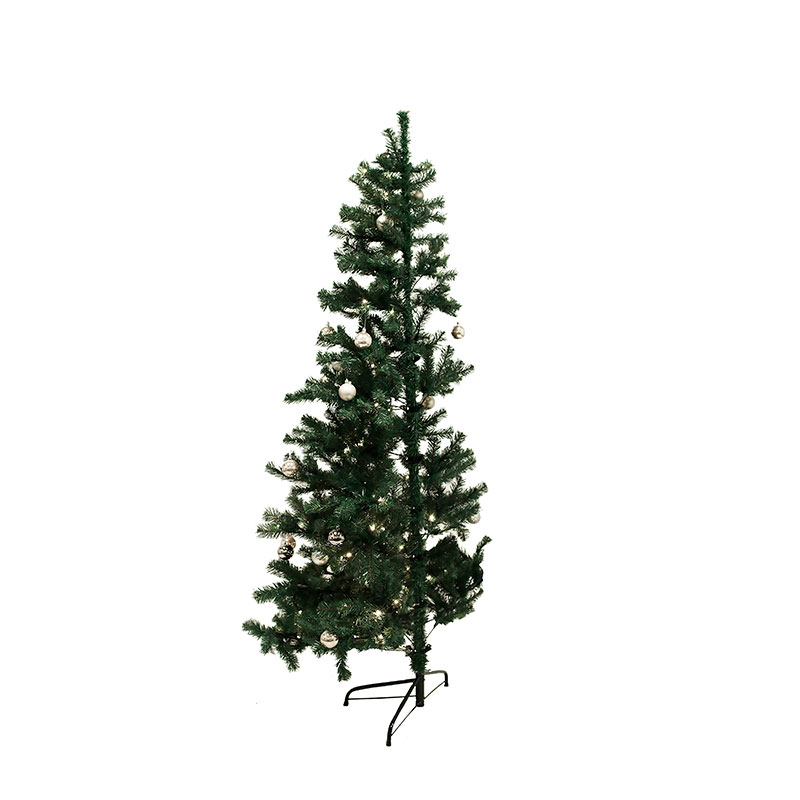 Plastjulgran Halv 180 x 118 cm Nordic Winter
