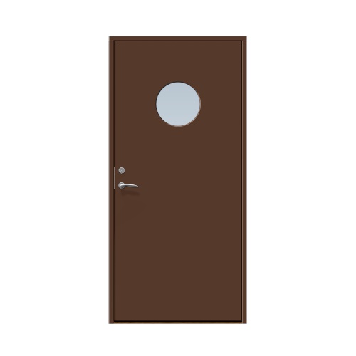 Enkeldörr till villa Solbacka 9 x 21, Högerhängd, Nötbrun