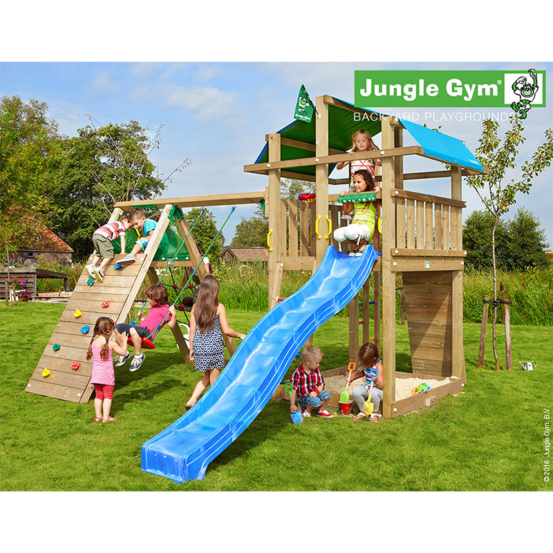 Lektorn Fort med klättermodul Jungle Gym