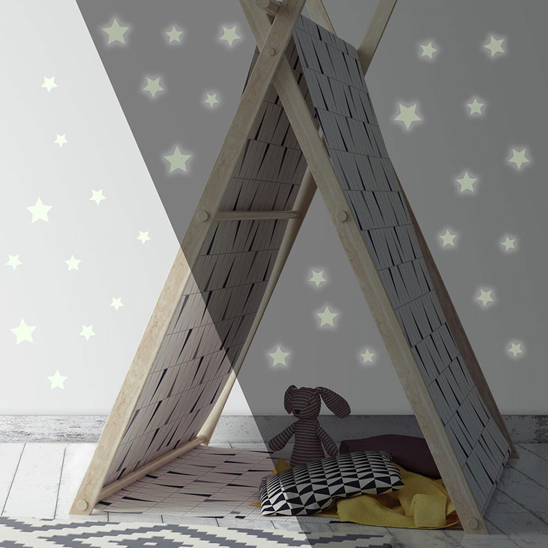 Väggdekor Glow In The Dark Stars RoomMates