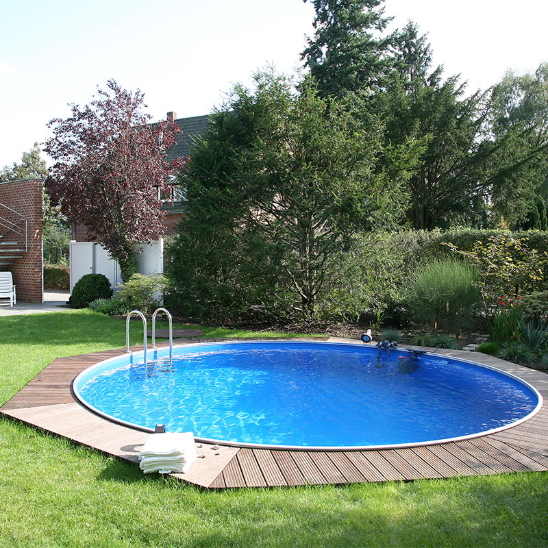 STÅLVÄGGSPOOL PREMIUM RUND 5X1,5M PLANET POOL