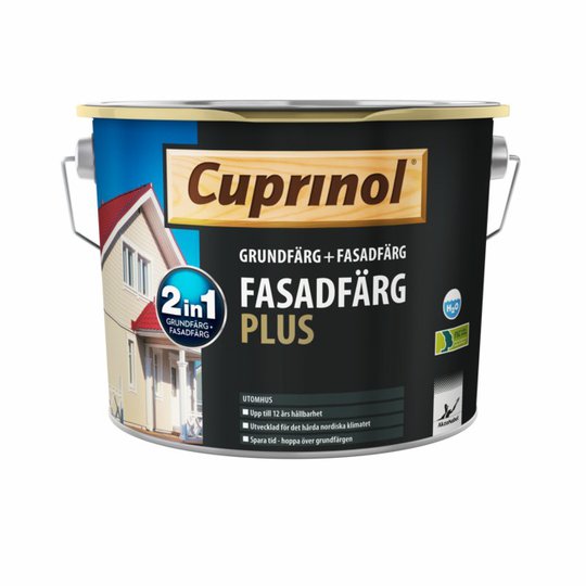 FASADFÄRG CU PLUS SVART 10L