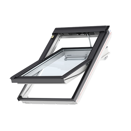Pivåhängt med fjärrstyrning Velux takfönster 8 x 10, Solo 7, El (230V)