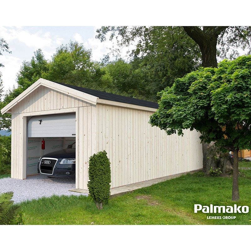 GARAGE STEN 24,9 M2 MED TAKSKJUTPORT PALMAKO