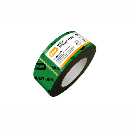 BYGGFOLIETEJP RAW 75MMX25M | Beijerbygg Byggmaterial