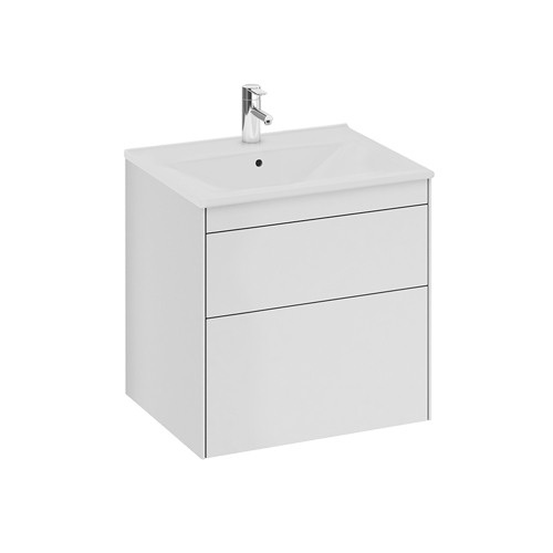 Kommod med tvättställ IFÖ Sense 600 mm, Vit