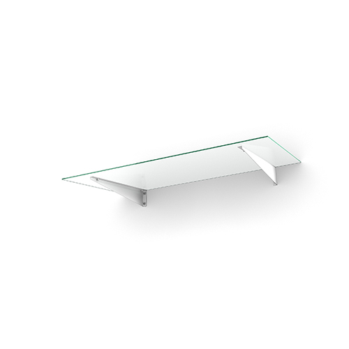 Entrétak Easy Collection - Flat Flat Vit, Flat Vit, Klarglas