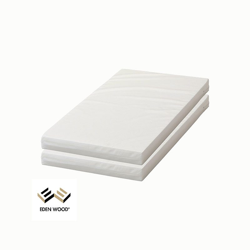 Madrass 2-pack 80x200x12 cm EdenWood