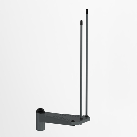 Fontanot SKY 030 - Extra steg trappa 120 cm, Mörkgrå