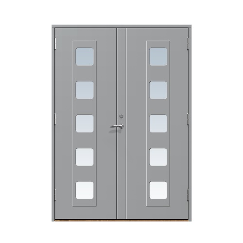 Entrédörr till villa Haga 15 x 21, Vänster gångdörr, Stengrå