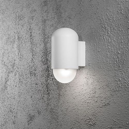 Vägglykta Konstsmide Sassari LED Vit