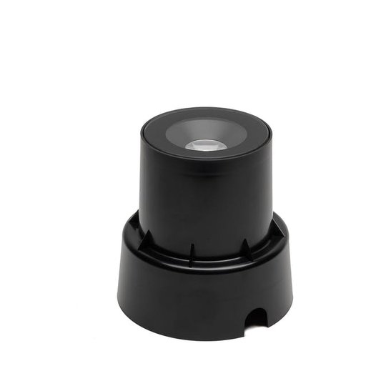 6W HP LED Konstsmide Inbyggd markspot Svart