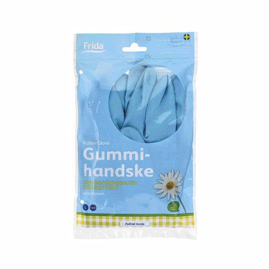 GUMMIHANDSKE FRIDA L