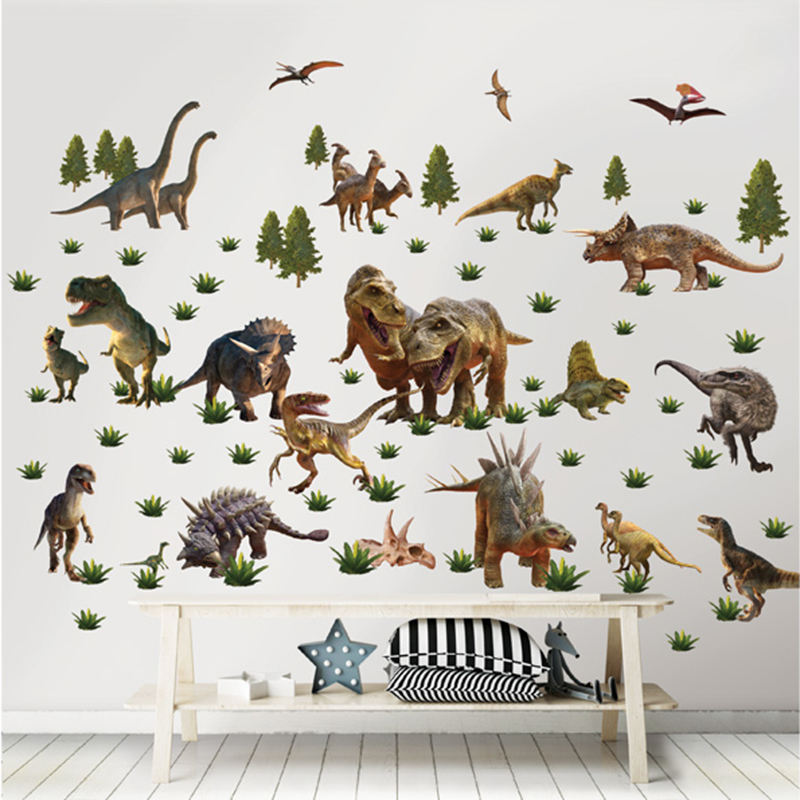 Väggdekor Äventyr i Dinosauriernas Värld Walltastic