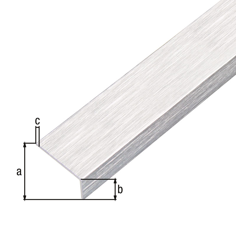 VINKELPROFIL ALUMINIUM SJÄLVHÄFTANDE 20X10X1/1M