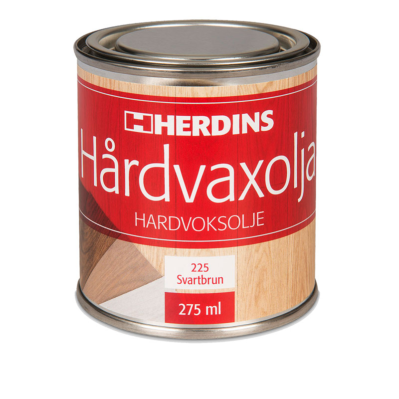 Hårdvaxolja Svartbrun Herdins