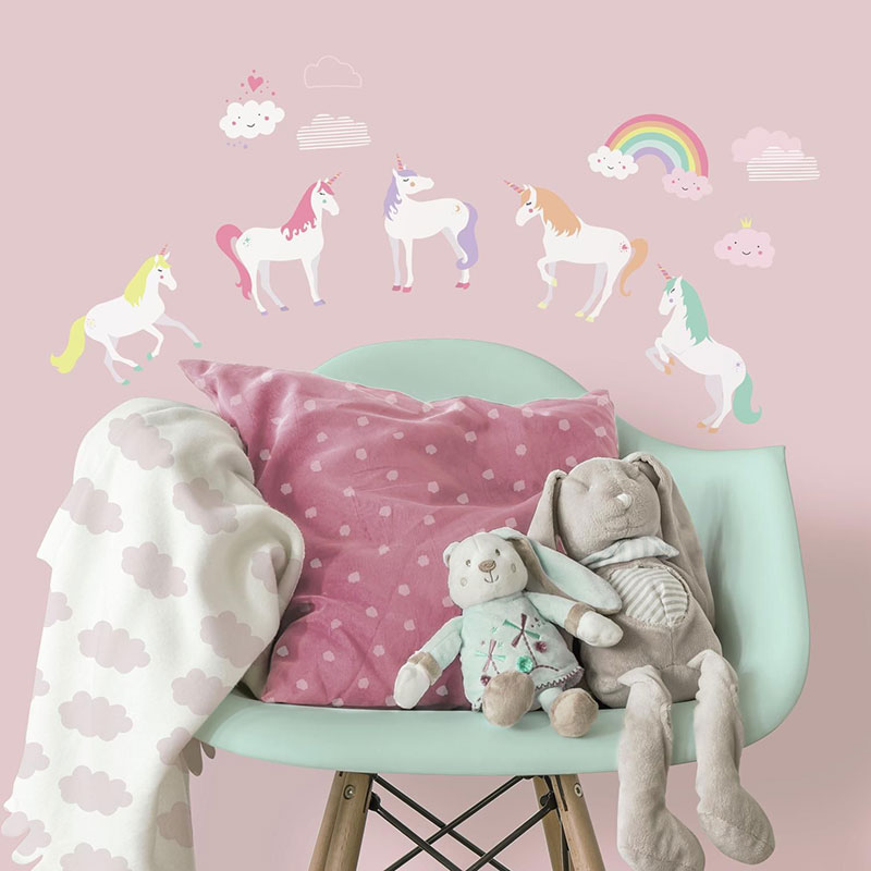 Väggdekor Unicorn Magic RoomMates