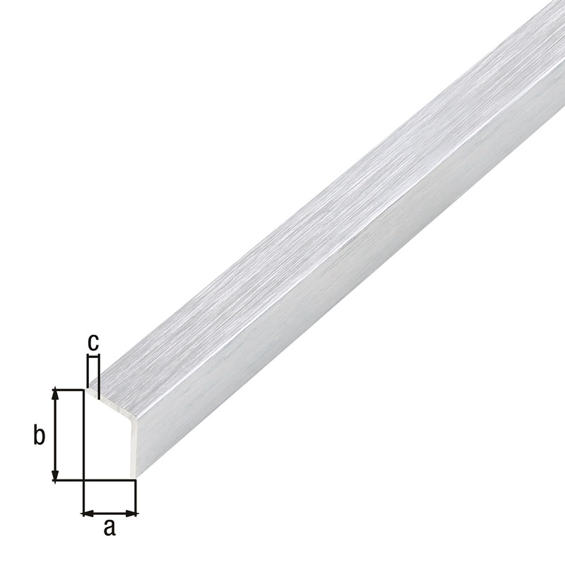 VINKELPROFIL ALUMINIUM SJÄLVHÄFTANDE 10X10X1/1M
