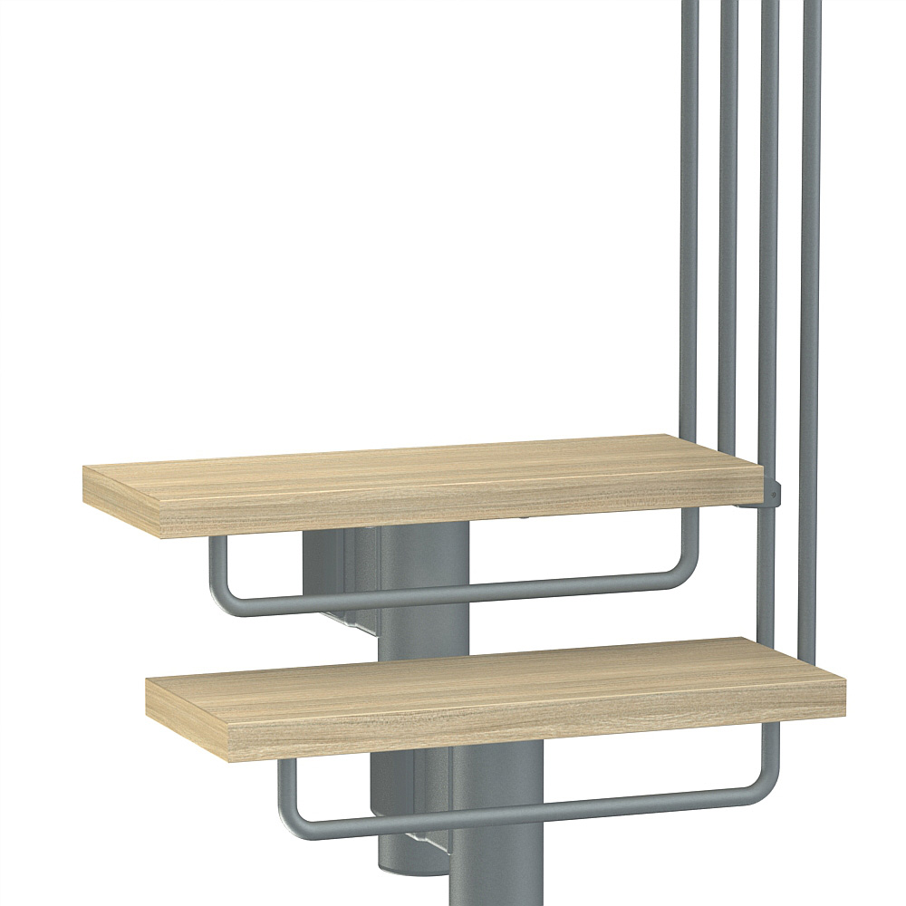 Fontanot trappa Spin R Barnsäkerhetspinnar 258-349 cm, Grå, 75 cm