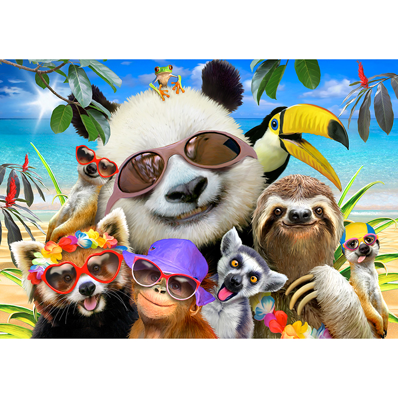 Barntapet Selfie: Djur med Fotoeffekt ForWall