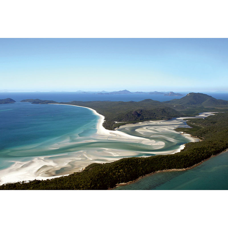 Tapet Aerial View Of Beach Dimex