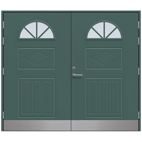 Slagport Falsterbo 2500 x 2000 mm, Cotswoldglas, Skogsgrön