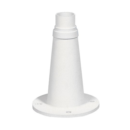 Junior 24,5 cm Konstsmide grindstolpsfäste Vit