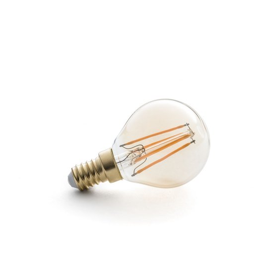 45mm klot 4W 230V Konstsmide Glödlampa LED E14 Amber