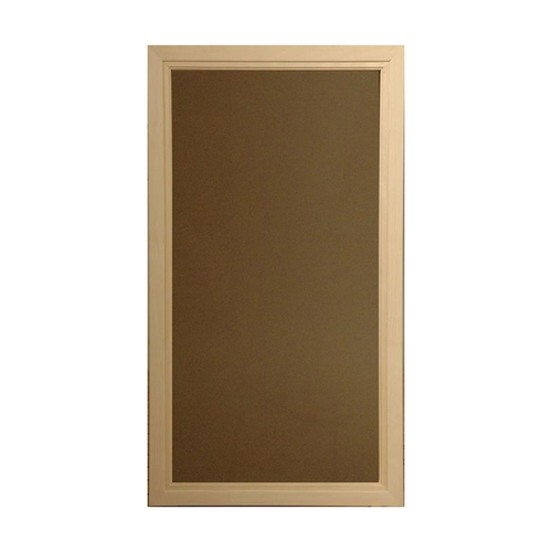 Med karm i Asp Bastufönster Bronsfärgat glas, 5 x 9