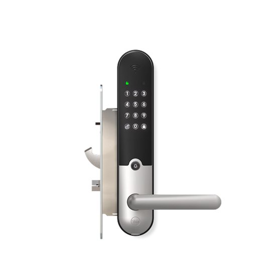 Smart elektroniskt kodlås Yale Doorman L3 Family Silver