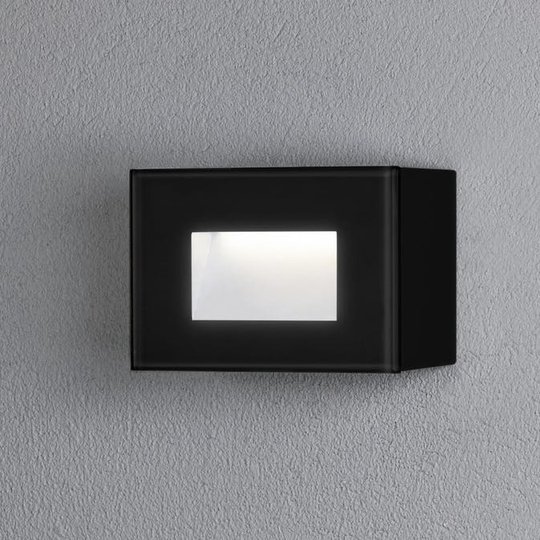 High Power LED Konstsmide Chieri vägglykta 4W Svart