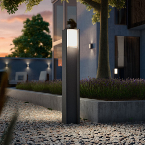 Stolplykta Philips Hue Turaco LED Mörkgrå