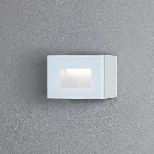 High Power LED Konstsmide Chieri vägglykta 4W Vit