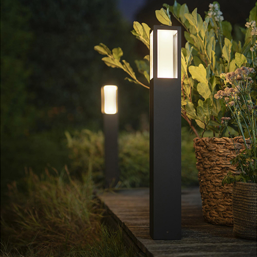 Stolplykta Philips Hue Impress LED Svart