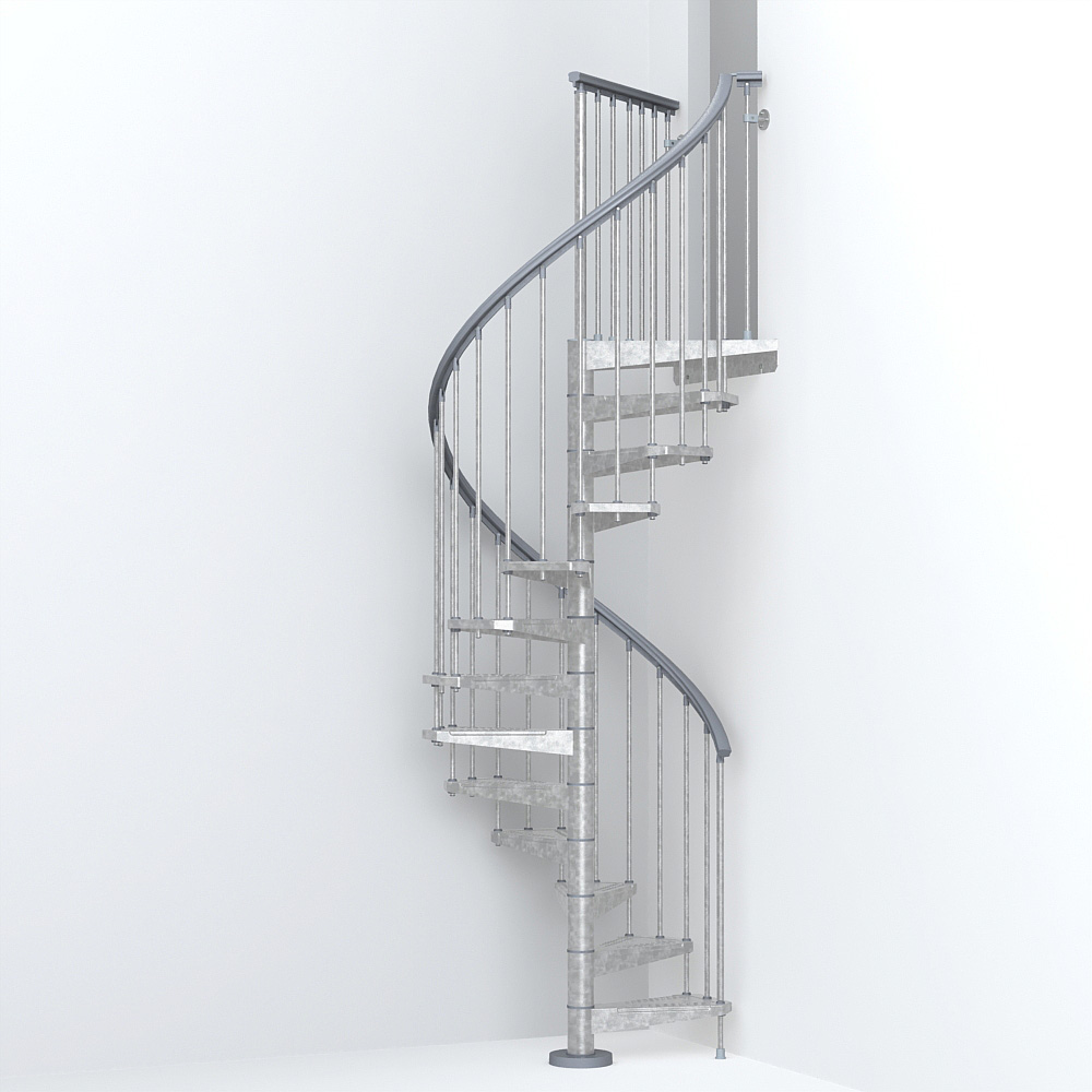 Fontanot spiraltrappa Spin Z-T 030 - Trappa 336-376 cm, 160 cm