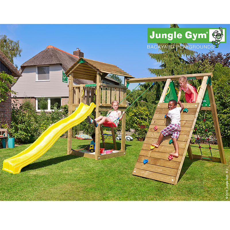 Lektorn Cottage med klättermodul Jungle Gym