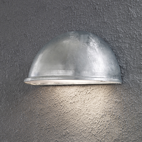 Halvmåneplafond Konstsmide Torino E27 Silver