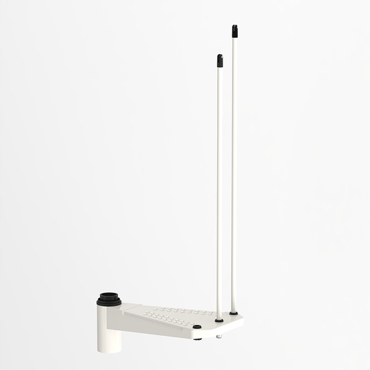 Fontanot SKY 030 - Extra steg trappa 120 cm, Vit